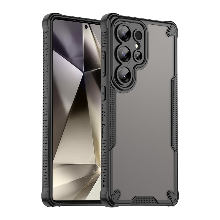 Armor Glaze PC Hybrid TPU Phone Case, For Samsung Galaxy S25 5G, For Samsung Galaxy S25+ 5G, For Samsung Galaxy S25 Ultra 5G, For Samsung Galaxy S24 FE 5G