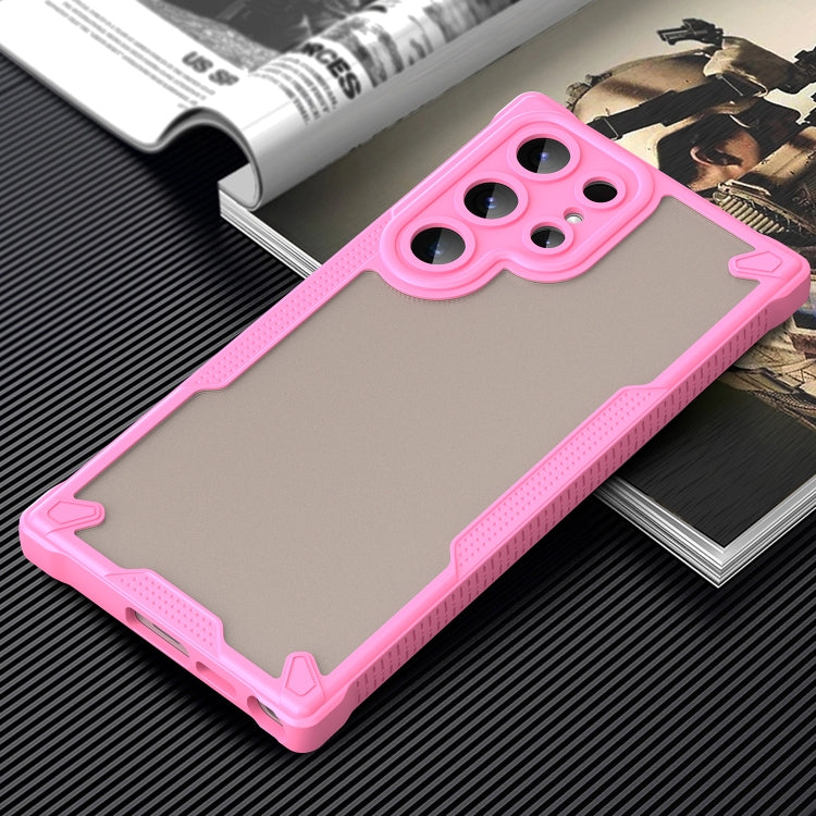 Armor Glaze PC Hybrid TPU Phone Case, For Samsung Galaxy S23 Ultra 5G, For Samsung Galaxy S23+ 5G, For Samsung Galaxy S23 5G, For Samsung Galaxy S22 Ultra 5G