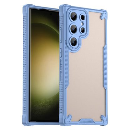 Armor Glaze PC Hybrid TPU Phone Case, For Samsung Galaxy S24 Ultra 5G, For Samsung Galaxy S24+ 5G, For Samsung Galaxy S24 5G, For Samsung Galaxy S23 Ultra 5G