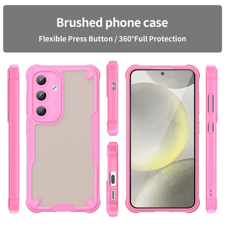 Armor Glaze PC Hybrid TPU Phone Case, For Samsung Galaxy S25 5G, For Samsung Galaxy S25+ 5G, For Samsung Galaxy S25 Ultra 5G, For Samsung Galaxy S24 FE 5G