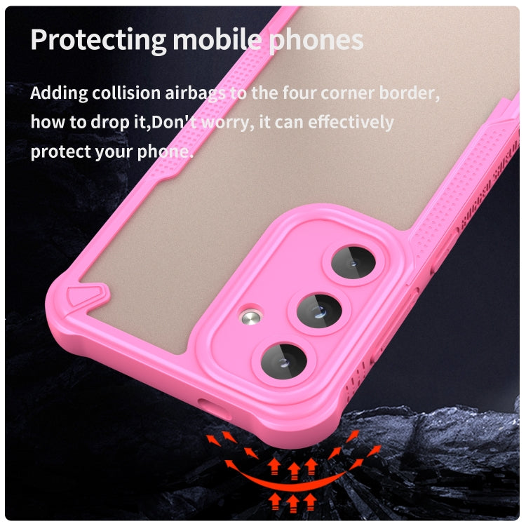 Armor Glaze PC Hybrid TPU Phone Case, For Samsung Galaxy S25 5G, For Samsung Galaxy S25+ 5G, For Samsung Galaxy S25 Ultra 5G, For Samsung Galaxy S24 FE 5G