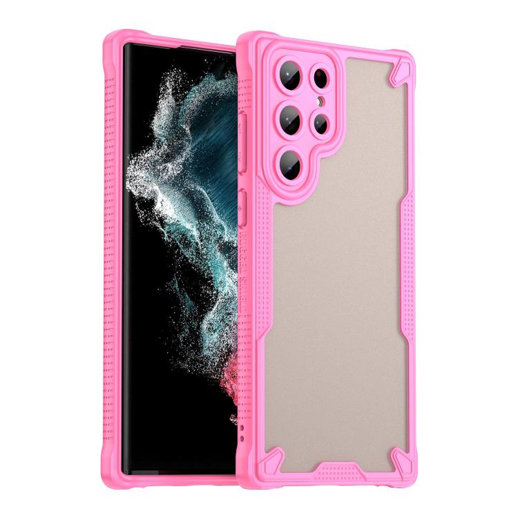 Armor Glaze PC Hybrid TPU Phone Case, For Samsung Galaxy S23+ 5G, For Samsung Galaxy S23 5G, For Samsung Galaxy S22 Ultra 5G, For Samsung Galaxy S22+ 5G