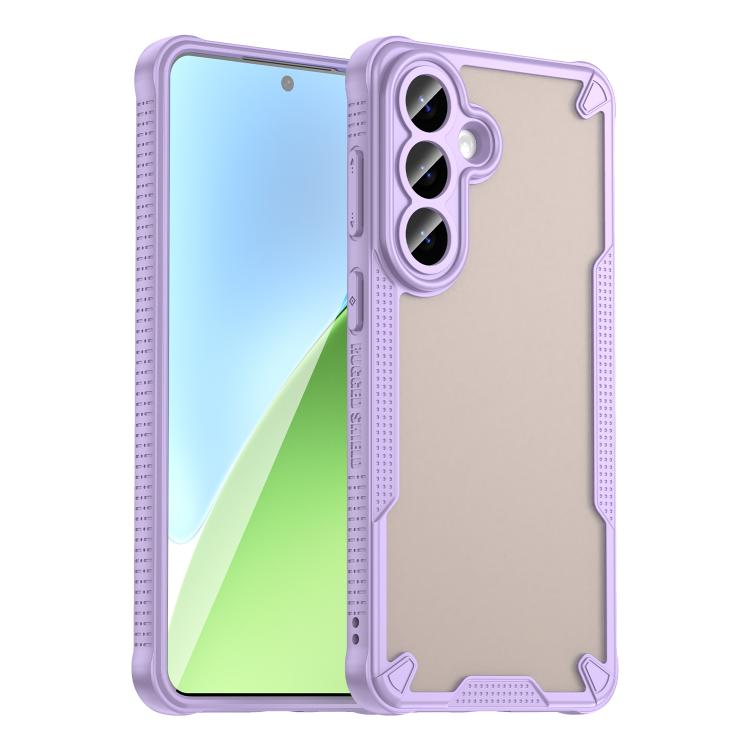 Armor Glaze PC Hybrid TPU Phone Case, For Galaxy S26 FE 5G, For Samsung Galaxy S26+ 5G, For Samsung Galaxy S26 Ultra 5G, For Samsung Galaxy S26 5G