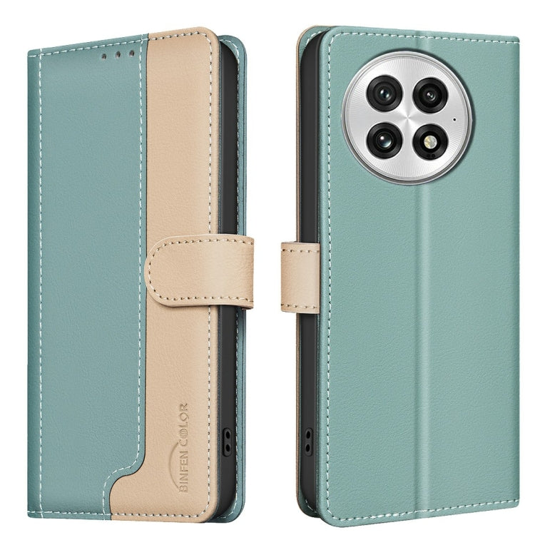 Color Matching RFID Anti-theft Leather Phone Case, For OnePlus 13
