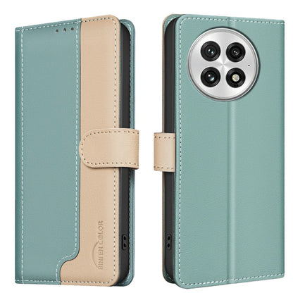 Color Matching RFID Anti-theft Leather Phone Case, For OnePlus 13