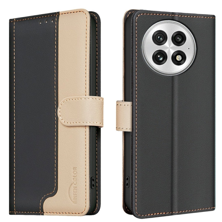 Color Matching RFID Anti-theft Leather Phone Case, For OnePlus 13
