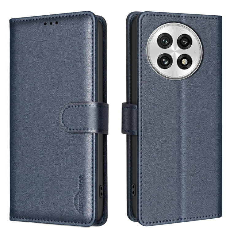 Litchi Texture RFID Anti-theft Leather Phone Case, For OnePlus 13