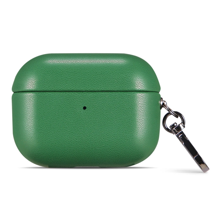 Gloss Oil PU Leather Wireless Bluetooth Earphone Protective Case, For AirPods 4