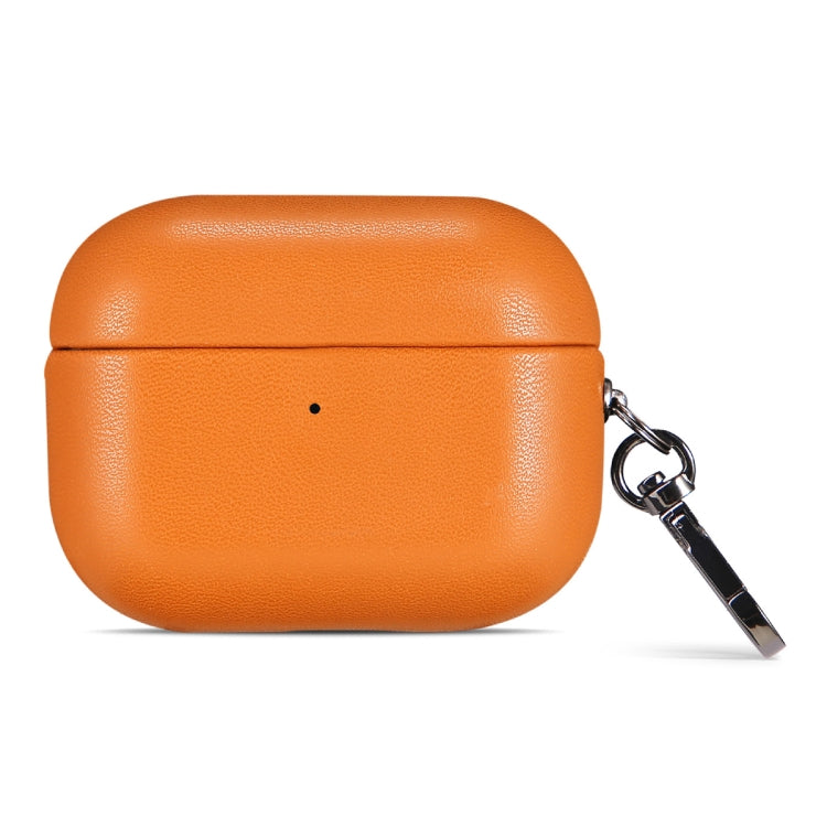 Gloss Oil PU Leather Wireless Bluetooth Earphone Protective Case, For AirPods 4