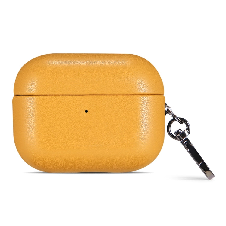 Gloss Oil PU Leather Wireless Bluetooth Earphone Protective Case, For AirPods 4