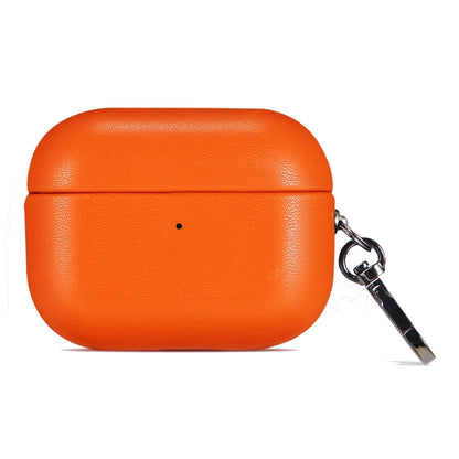 Gloss Oil PU Leather Wireless Bluetooth Earphone Protective Case, For AirPods 4
