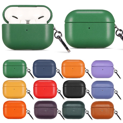 Gloss Oil PU Leather Wireless Bluetooth Earphone Protective Case, For AirPods 5 / AirPods 4