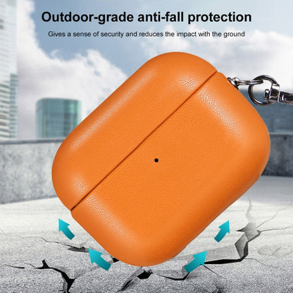 Gloss Oil PU Leather Wireless Bluetooth Earphone Protective Case, For AirPods 5 / AirPods 4
