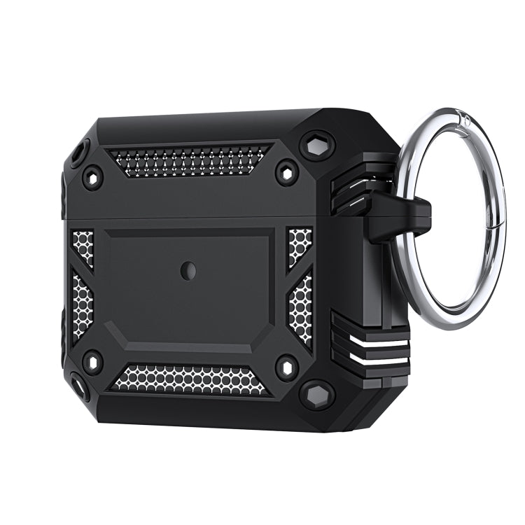 TPU Hybrid PC Shockproof Earphones Case with Hook, For AirPods 4