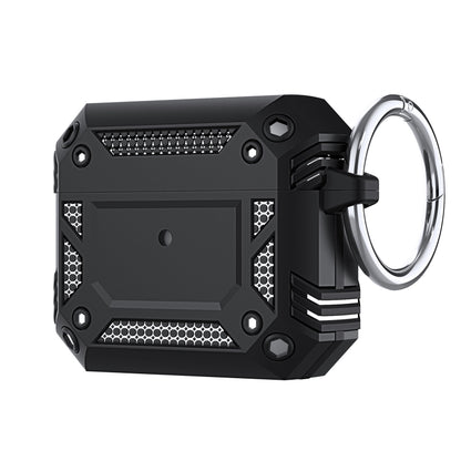 TPU Hybrid PC Shockproof Earphones Case with Hook, For AirPods 4