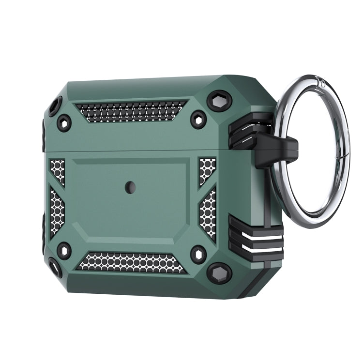 TPU Hybrid PC Shockproof Earphones Case with Hook, For AirPods 4