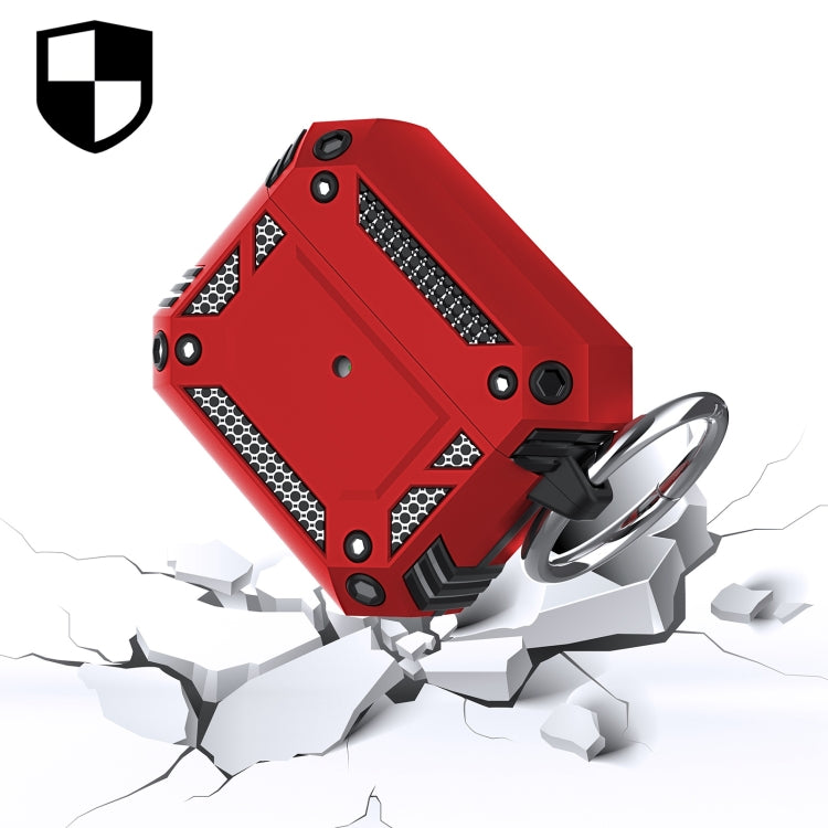 TPU Hybrid PC Shockproof Earphones Case with Hook, For AirPods 4