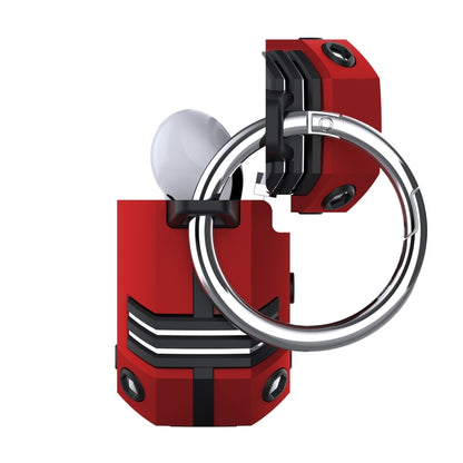 TPU Hybrid PC Shockproof Earphones Case with Hook, For AirPods 4