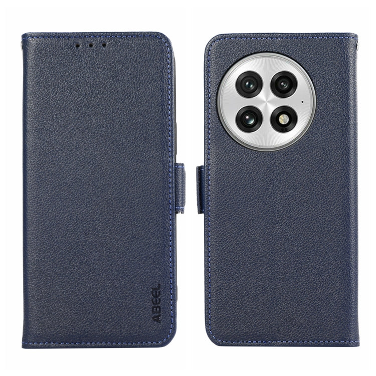 ABEEL Side-Magnetic Litchi Pattern Leather RFID Phone Case, For OnePlus Nord 5 / Ace 5 Ultra, For OnePlus Nord CE5 / Ace 5 Racing, For OnePlus Ace 5 Pro / Ace 5, For OnePlus 13
