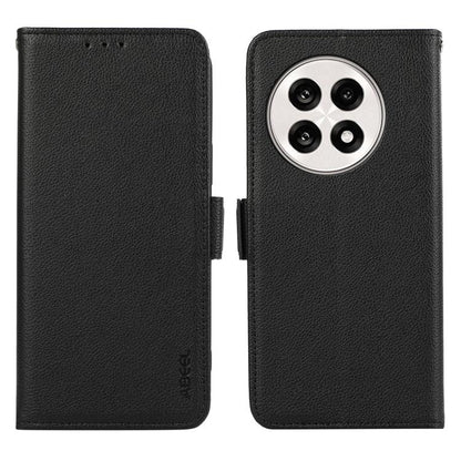 ABEEL Side-Magnetic Litchi Pattern Leather RFID Phone Case, For OnePlus Nord 5 / Ace 5 Ultra, For OnePlus Nord CE5 / Ace 5 Racing, For OnePlus Ace 5 Pro / Ace 5, For OnePlus 13