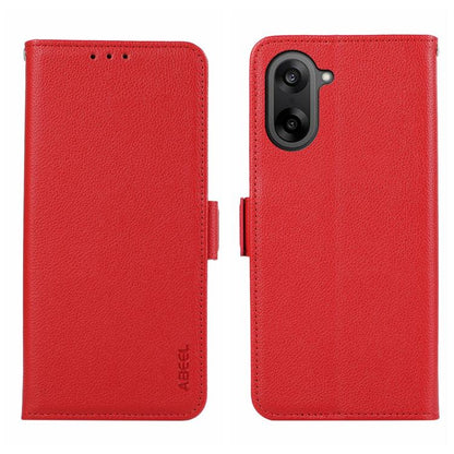 ABEEL Side-Magnetic Litchi Pattern Leather RFID Phone Case, For OnePlus Nord 5 / Ace 5 Ultra, For OnePlus Nord CE5 / Ace 5 Racing, For OnePlus Ace 5 Pro / Ace 5, For OnePlus 13