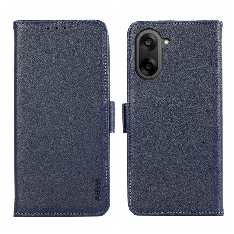 ABEEL Side-Magnetic Litchi Pattern Leather RFID Phone Case, For OnePlus Nord 5 / Ace 5 Ultra, For OnePlus Nord CE5 / Ace 5 Racing, For OnePlus Ace 5 Pro / Ace 5, For OnePlus 13
