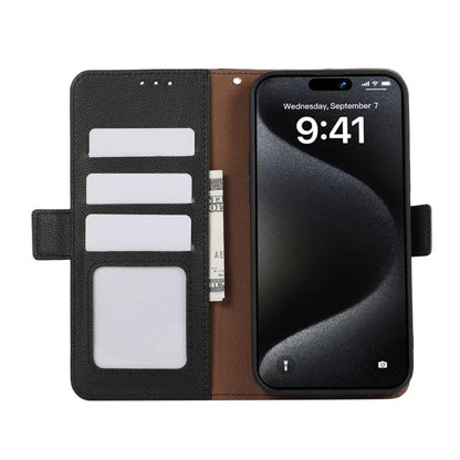 ABEEL Side-Magnetic Litchi Pattern Leather RFID Phone Case, For OnePlus Nord 5 / Ace 5 Ultra, For OnePlus Nord CE5 / Ace 5 Racing, For OnePlus Ace 5 Pro / Ace 5, For OnePlus 13