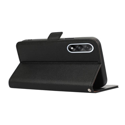 ABEEL Side-Magnetic Litchi Pattern Leather RFID Phone Case, For OnePlus Nord 5 / Ace 5 Ultra, For OnePlus Nord CE5 / Ace 5 Racing, For OnePlus Ace 5 Pro / Ace 5, For OnePlus 13