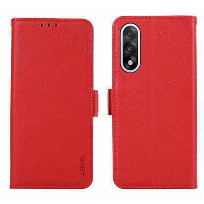 ABEEL Side-Magnetic Litchi Pattern Leather RFID Phone Case, For OnePlus Nord 5 / Ace 5 Ultra, For OnePlus Nord CE5 / Ace 5 Racing, For OnePlus Ace 5 Pro / Ace 5, For OnePlus 13