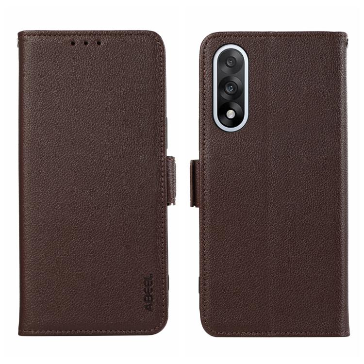 ABEEL Side-Magnetic Litchi Pattern Leather RFID Phone Case, For OnePlus Nord 5 / Ace 5 Ultra, For OnePlus Nord CE5 / Ace 5 Racing, For OnePlus Ace 5 Pro / Ace 5, For OnePlus 13