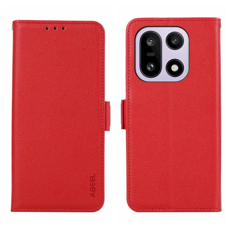 ABEEL Side-Magnetic Litchi Pattern Leather RFID Phone Case, For OnePlus Nord CE6 Lite 5G Global, For OnePlus Ace 6 Ultra, For OnePlus 15T, For OnePlus Turbo 6 / 6V, For OnePlus 15R / Ace 6 / Ace 6T, For OnePlus 15