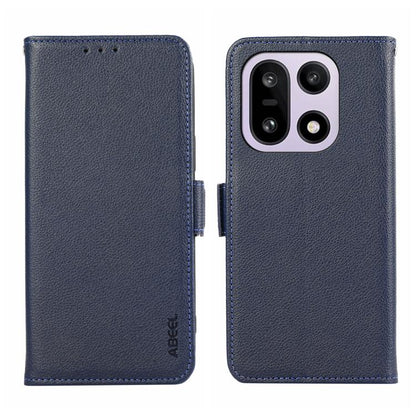ABEEL Side-Magnetic Litchi Pattern Leather RFID Phone Case, For OnePlus Nord CE6 Lite 5G Global, For OnePlus Ace 6 Ultra, For OnePlus 15T, For OnePlus Turbo 6 / 6V, For OnePlus 15R / Ace 6 / Ace 6T, For OnePlus 15