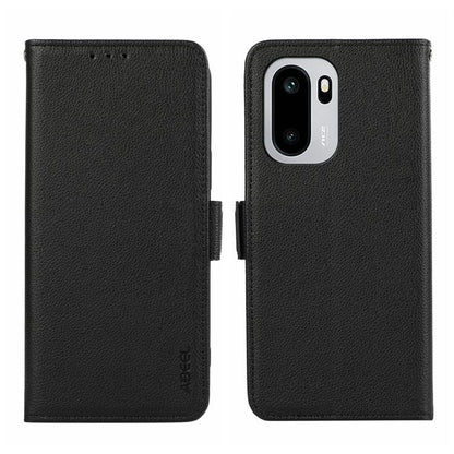 ABEEL Side-Magnetic Litchi Pattern Leather RFID Phone Case, For OnePlus Nord CE6 Lite 5G Global, For OnePlus Ace 6 Ultra, For OnePlus 15T, For OnePlus Turbo 6 / 6V, For OnePlus 15R / Ace 6 / Ace 6T, For OnePlus 15