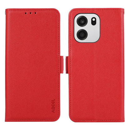 ABEEL Side-Magnetic Litchi Pattern Leather RFID Phone Case, For OnePlus Nord CE6 Lite 5G Global, For OnePlus Ace 6 Ultra, For OnePlus 15T, For OnePlus Turbo 6 / 6V, For OnePlus 15R / Ace 6 / Ace 6T, For OnePlus 15