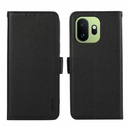 ABEEL Side-Magnetic Litchi Pattern Leather RFID Phone Case, For OnePlus Nord CE6 Lite 5G Global, For OnePlus Ace 6 Ultra, For OnePlus 15T, For OnePlus Turbo 6 / 6V, For OnePlus 15R / Ace 6 / Ace 6T, For OnePlus 15