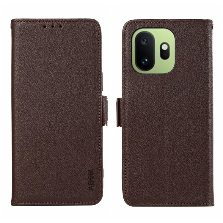 ABEEL Side-Magnetic Litchi Pattern Leather RFID Phone Case, For OnePlus Nord CE6 Lite 5G Global, For OnePlus Ace 6 Ultra, For OnePlus 15T, For OnePlus Turbo 6 / 6V, For OnePlus 15R / Ace 6 / Ace 6T, For OnePlus 15