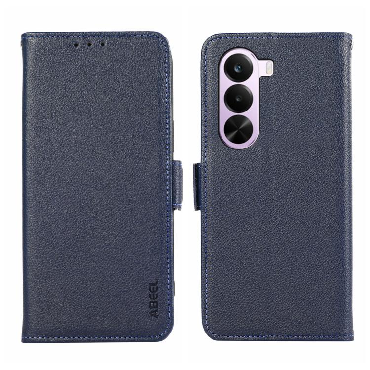 ABEEL Side-Magnetic Litchi Pattern Leather RFID Phone Case, For OnePlus Nord CE6 Lite 5G Global, For OnePlus Ace 6 Ultra, For OnePlus 15T, For OnePlus Turbo 6 / 6V, For OnePlus 15R / Ace 6 / Ace 6T, For OnePlus 15