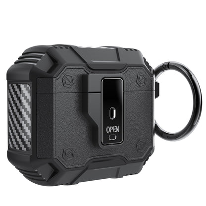 Non-slip  Armor Shockproof Earphones Case with Hook, For AirPods Pro 3, For AirPods 4