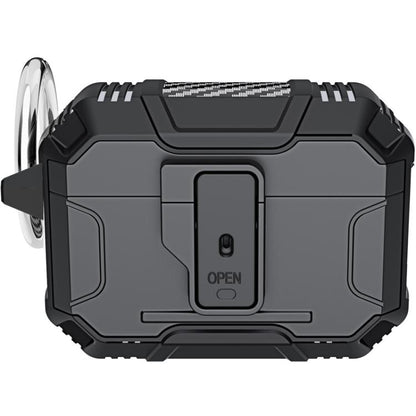 Non-slip TPU+PC Shockproof Earphones Case with Hook, For AirPods Pro 3, For AirPods 4, For AirPods Pro 2