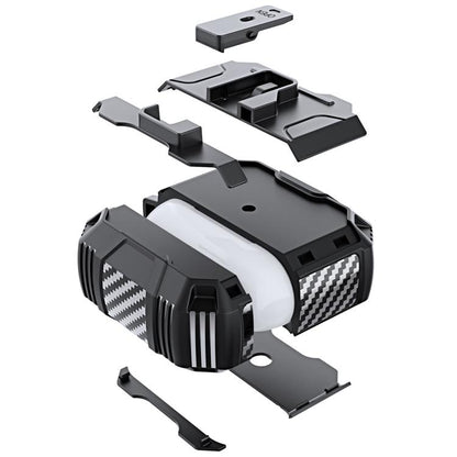 Non-slip TPU+PC Shockproof Earphones Case with Hook, For AirPods Pro 3, For AirPods 4, For AirPods Pro 2