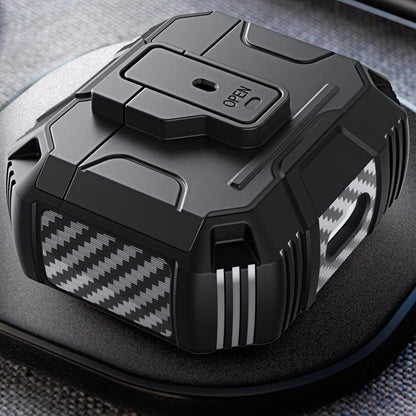 Non-slip TPU+PC Shockproof Earphones Case with Hook, For AirPods 3, For AirPods Pro, For AirPods 1 / 2