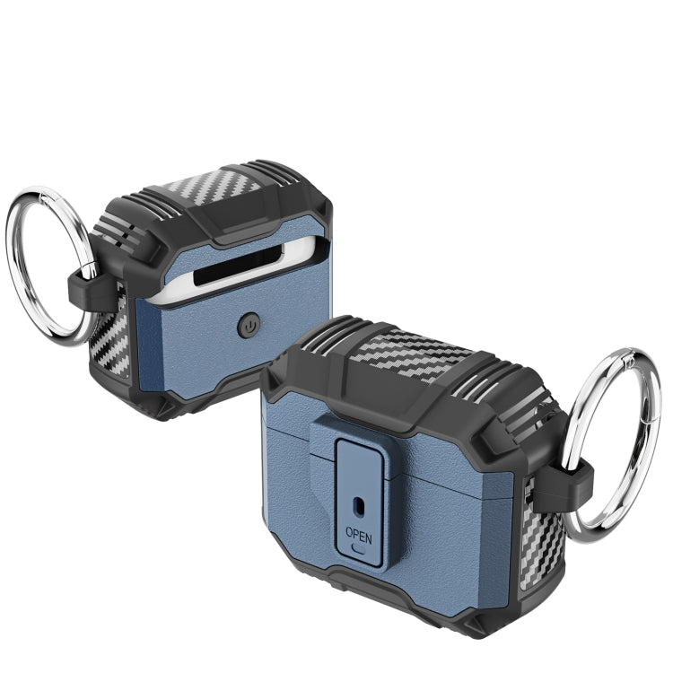 TPU + PC Shockproof Earphones Case with Hook, For AirPods Pro 3, For AirPods 4