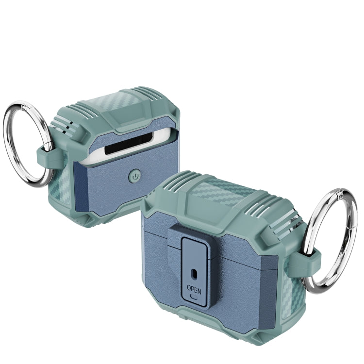 TPU + PC Shockproof Earphones Case with Hook, For AirPods Pro 3, For AirPods 4