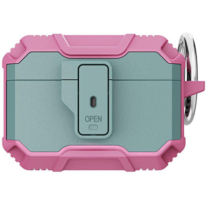 TPU + PC Shockproof Earphones Case with Hook, For AirPods Pro 3, For AirPods 4