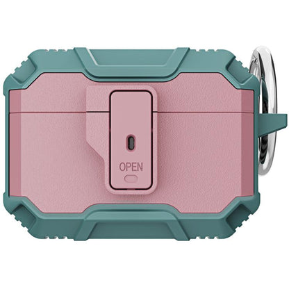 TPU + PC Shockproof Earphones Case with Hook, For AirPods Pro 3, For AirPods 4