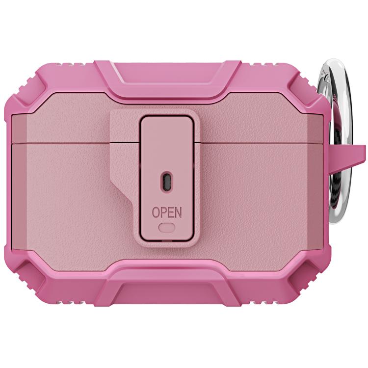 TPU + PC Shockproof Earphones Case with Hook, For AirPods Pro 3, For AirPods 4