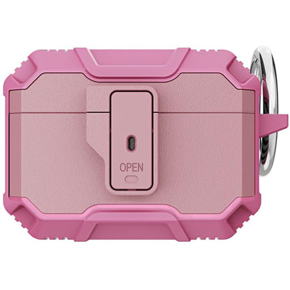 TPU + PC Shockproof Earphones Case with Hook, For AirPods Pro 3, For AirPods 4