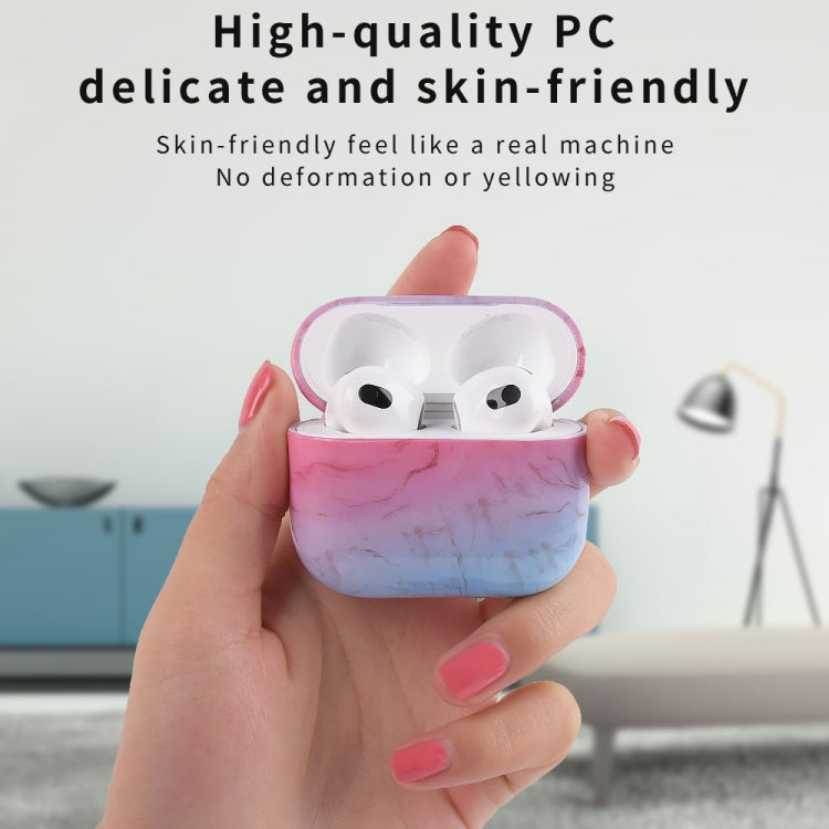 Marble Pattern TPU Earphones Protective Case, For AirPods 4