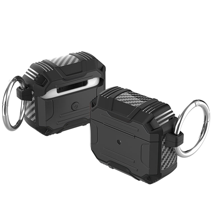 Armor TPU Hybrid PC Shockproof Earphones Cover with Hook, For AirPods Pro 3, For AirPods 4