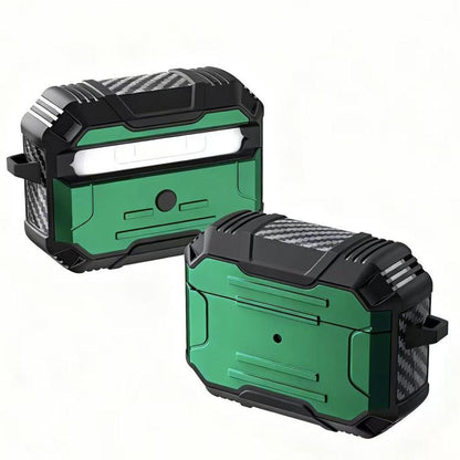 Armor TPU Hybrid PC Shockproof Earphones Cover with Hook, For AirPods Pro 3, For AirPods 4